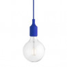 Suspension E27 en silicone pale blue - Muuto