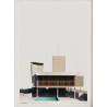 Affiche "Cité Radieuse - Le Corbusier" Marseille N°1 - Thomas Cantoni