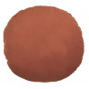 Coussin MERCER Diamètre 65 cm en lin charbon - Bed And Philosophy