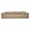 Canapé Slow FAMILY 300cm en lin - Bed and Philosophy