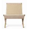 Fauteuil "MG501 Cuba Chair" papercord naturel (Plusieurs finitions disponibles) - Carl Hansen