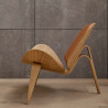 Fauteuil Lounge "CH07 Smile Chair" Hans Wegner (Plusieurs finitions disponibles) - Carl Hansen