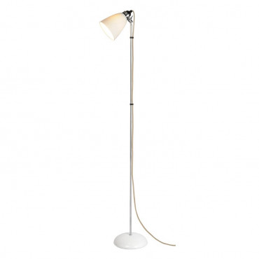 Lampadaire "Hector" Medium Dome en porcelaine blanche - Original BTC