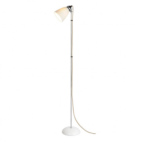 Lampadaire "Hector" Medium Dome en porcelaine blanche - Original BTC