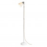 Lampadaire "Hector" Medium Dome en porcelaine blanche - Original BTC