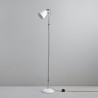 Lampadaire "Hector" Medium Dome en porcelaine blanche - Original BTC