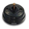 Interrupteur (Pose en saillie) Dimbler en porcelaine noire Externe (Plusieurs options et coloris disponibles) - FONTINI