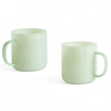 Lot de 2 mugs "Borosilicate" (Plusieurs coloris disponibles) - Hay