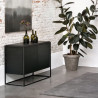 BUFFET MONOLIT SIDEBOARD 2 Portes Black  - Universo Positivo