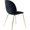 Chaise "Beetle" pieds métal / velours (Plusieurs finitions disponibles) - Gubi