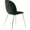 Chaise "Beetle" pieds métal / velours (Plusieurs finitions disponibles) - Gubi