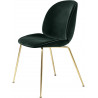 Chaise "Beetle" pieds métal / velours (Plusieurs finitions disponibles) - Gubi