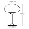 Lampe à poser / Lampadaire / Suspension / Applique "Stemlite" (Plusieurs dimensions et coloris disponibles) - Gubi