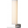 Lampe "Unbound" marbre gris / lin blanc ou toile naturelle (Plusieurs dimensions disponibles) - Gubi