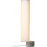 Lampe "Unbound" marbre gris / lin blanc ou toile naturelle (Plusieurs dimensions disponibles) - Gubi