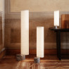 Lampe "Unbound" marbre gris / lin blanc ou toile naturelle (Plusieurs dimensions disponibles) - Gubi