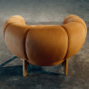 Fauteuil / Canapé "Croissant" pieds chêne ou noyer (Plusieurs dimensions et finitions disponibles) - Gubi