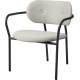 Fauteuil Lounge "Coco" assise et dossier tapissés - Gubi
