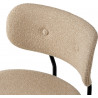 Tabouret haut "Coco" H.65 ou 75 cm assise et dossier tapissés (Plusieurs finitions disponibles) - Gubi