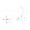 Suspension / Chandelier "Howard" (Plusieurs finitions disponibles) - GUBI