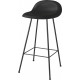 Tabouret haut "3D" H.65 ou 75 cm pieds métal - Gubi