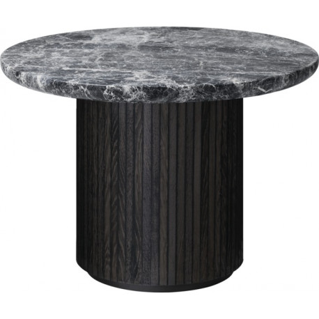 Table basse "Moon"plateau chêne ou marbre gris (Plusieurs dimensions et finitions disponibles) - Gubi