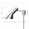 Applique AJ noir - Arne Jacobsen - Louis Poulsen