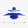 Suspension PH 5 mini blanc classique - Poul Henningsen - Louis Poulsen