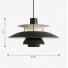 Suspension PH 5 mini blanc classique - Poul Henningsen - Louis Poulsen