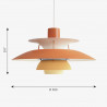 Suspension PH 5 mini blanc classique - Poul Henningsen - Louis Poulsen