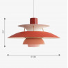 Suspension PH 5 mini blanc classique - Poul Henningsen - Louis Poulsen