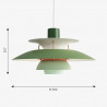 Suspension PH 5 mini blanc classique - Poul Henningsen - Louis Poulsen