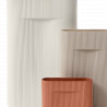 Vase RIDGE H.16,5 cm Off White - Muuto