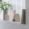 Vase RIDGE H.16,5 cm Off White - Muuto