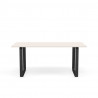 Table "70/70" Pieds métal (Plusieurs finitions et dimensions) - Muuto