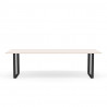 Table "70/70" Pieds métal (Plusieurs finitions et dimensions) - Muuto