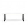 Table "70/70" Pieds métal (Plusieurs finitions et dimensions) - Muuto