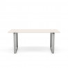 Table "70/70" Pieds métal (Plusieurs finitions et dimensions) - Muuto