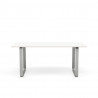 Table "70/70" Pieds métal (Plusieurs finitions et dimensions) - Muuto