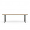 Table "70/70" Pieds métal (Plusieurs finitions et dimensions) - Muuto