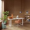 Table "70/70" Pieds métal (Plusieurs finitions et dimensions) - Muuto