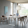 Table "70/70" Pieds métal (Plusieurs finitions et dimensions) - Muuto