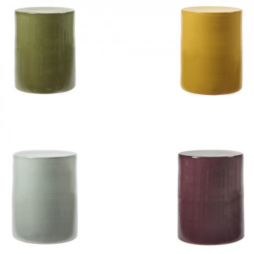 Table d'appoint en céramique Gris Vert - Serax