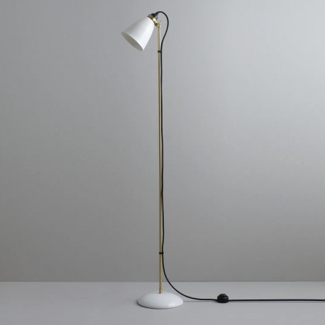 Lampadaire "Hector 30" en porcelaine blanche - Original BTC