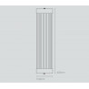 Applique étanche "Pillar" en verre / Laiton ou Chrome (Plusieurs dimensions et finitions disponibles) - Original BTC