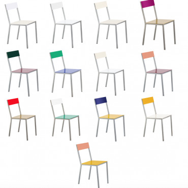 Chaise Indoor / Outdoor "Alu Chair" en aluminium (Plusieurs finitions disponibles) - Valerie Objects