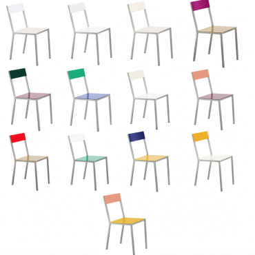 Chaise Indoor / Outdoor "Alu Chair" en aluminium (Plusieurs finitions disponibles) - Valerie Objects