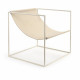 Fauteuil SOLO SEAT Structure métal / Assise cuir - Valerie Objects