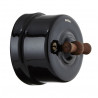 Variateur Dimmer Garby en porcelaine noire Externe (pose en saillie) - FONTINI