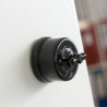 Variateur Dimmer Garby en porcelaine noire Externe (pose en saillie) - FONTINI